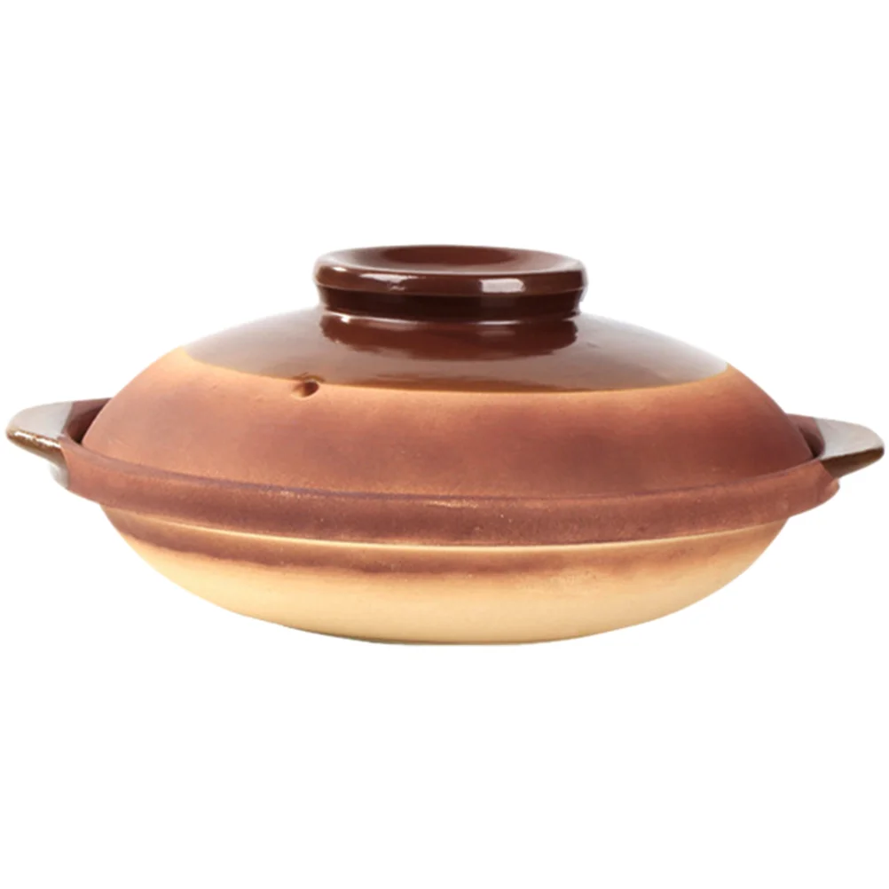

Clay Pot Cooking Casserolepots Ceramic Cast Iron Frying Panlidstew Kitchen
