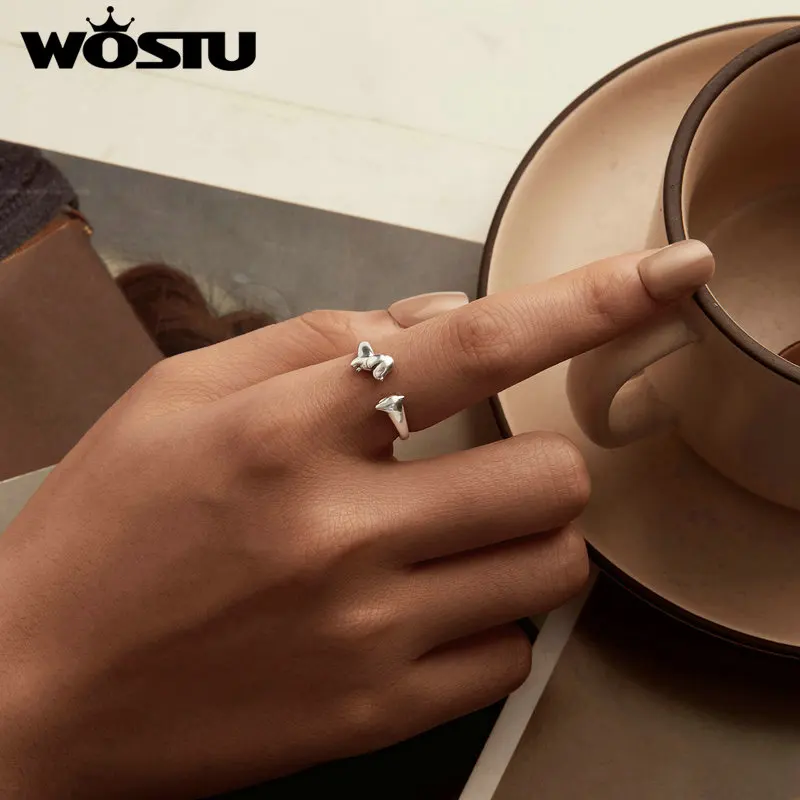 Женское кольцо в стиле такса