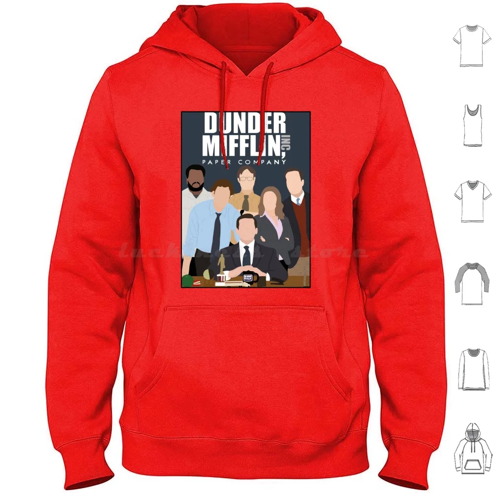 

The Office Dunder Mifflin Hoodie cotton Long Sleeve The Office Dunder Mifflin Dwight Schrute Michael Office Tv Dwight