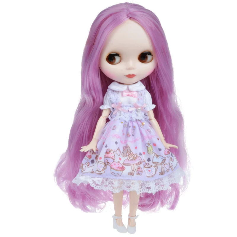

Blyth Doll Blyth Matte Face Frosted White Skin 1/6 BJD Ball Jointed Doll Hand Set Custom Dolls for Girl Gift for Doll Collection