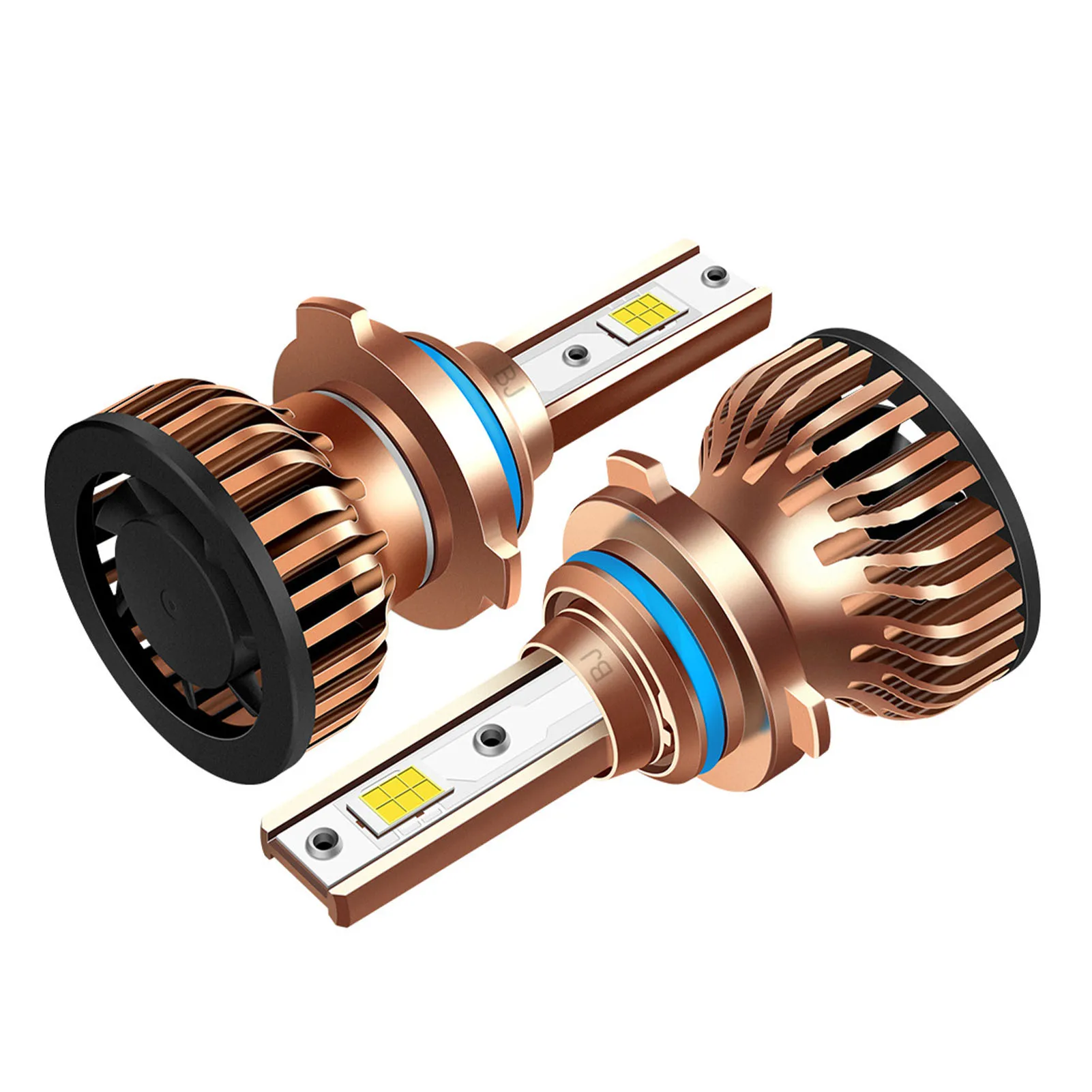 

Auto Headlight Bulbs 2 Pieces High And Low Headlights 6500K 3570 Chips With High Power High Lumen Super Brightness Stable