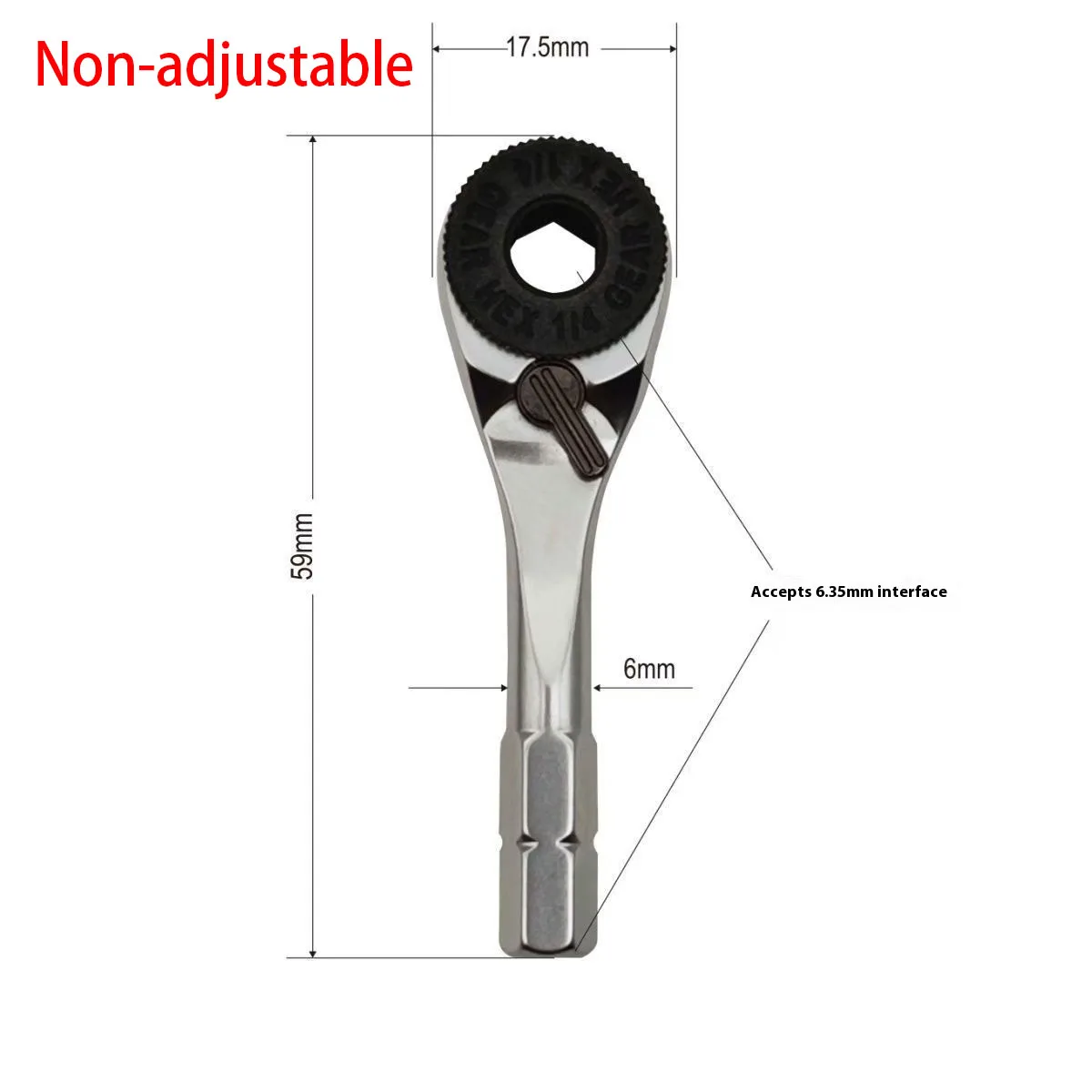 

Торцевой динамометрический ключ XMSJ 6,35 мм