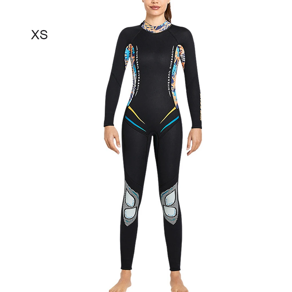 Diving Suit Nylon Material Good Elasticity Skin Friendly Swimwear Strong Sunscreen Smooth Leather Edging Wetsuit for Women