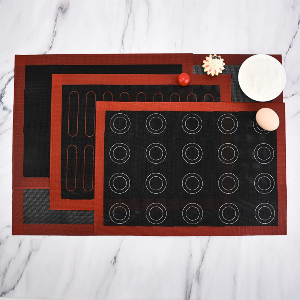 

Oven breathable mat, baking puff bread, macaron biscuit mat, high-temperature resistant, non stick silicone hollow baking mat
