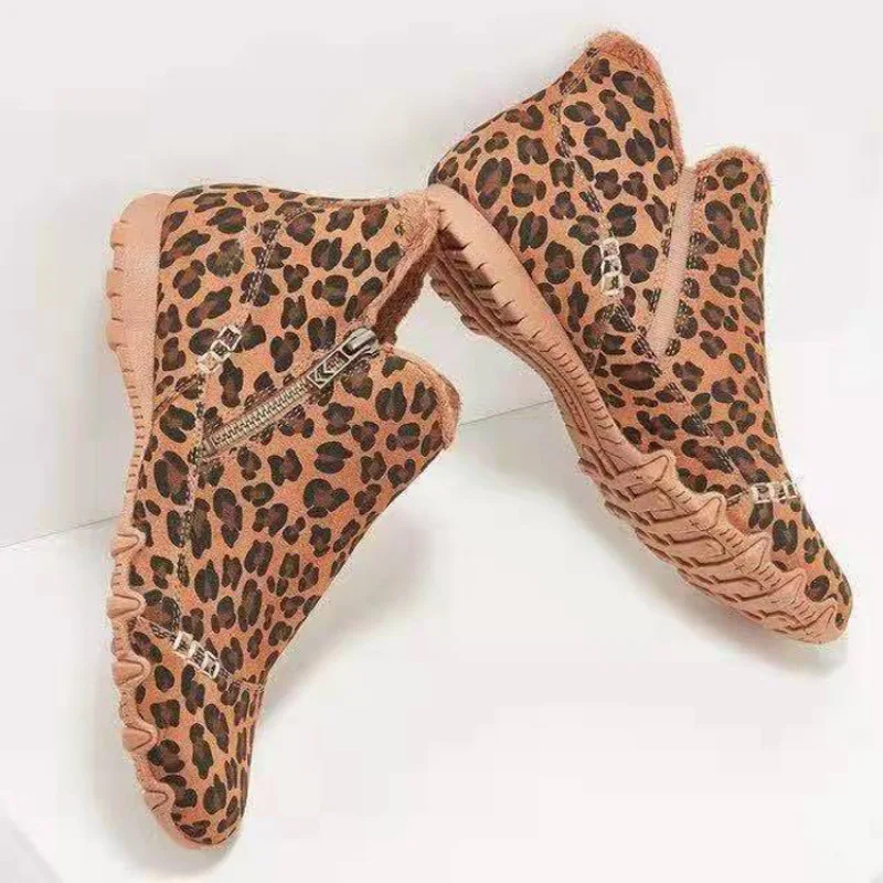 Big Size 35-43 Women Winter Shoes Plush Lining Keep Warm Ankle Boots Female Winter Sneakers Outdoor Shoes