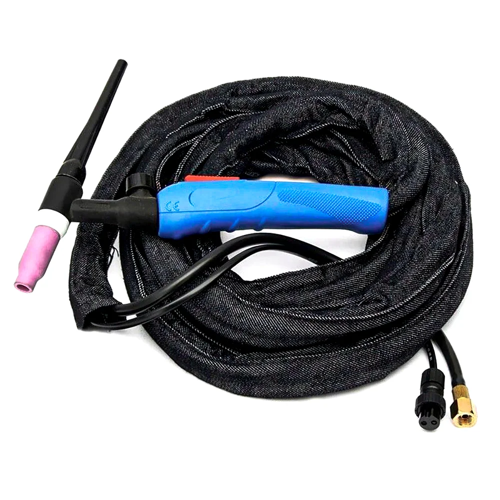 

Argon Air Cooled Tungsten Arc Welding Torch 10Feet WP17 Flexible Head Gas Valve TIG Welding Torch WP17FV