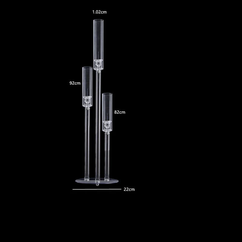 Acrylic Crystal Candlesticks For Weddings Event Party