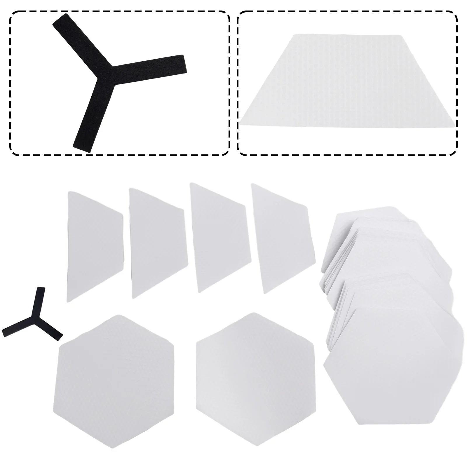 

Grip Pad Non-slip Stickers Water Sports Accessories Clear Deck Grip Non-slip Pad Stickers Surfboard Surfing Swimming Tools