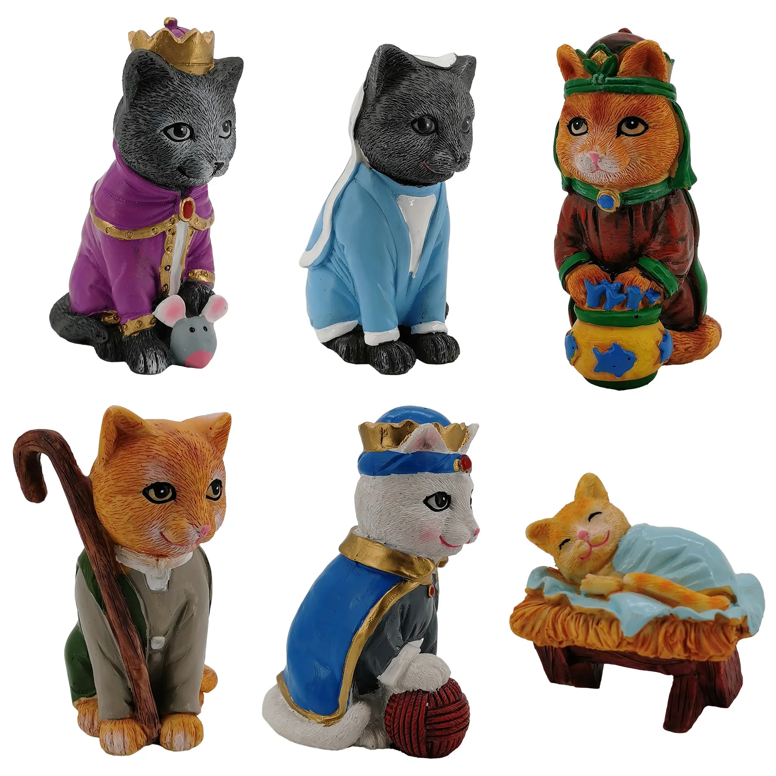 

6 шт. офисные полки пасторальные подарки из смолы для друзей милые фотообои на День Благодарения