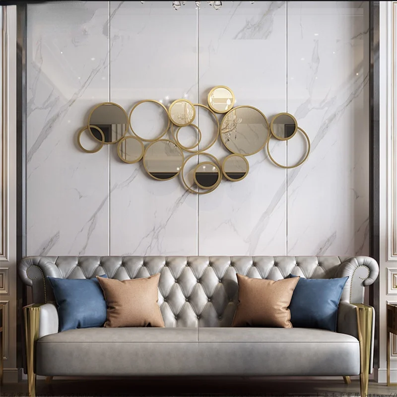 

Wall Hanging Living Room Soft Decoration Wall Decoration Hotel Restaurant Wall Decoration Pendant Decorative Mirror