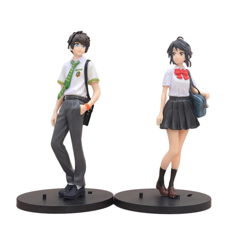

1Pcs 21cm Q Version Anime Your Name Figure PVC Action Figure Collection Model Toy Animation home decoration