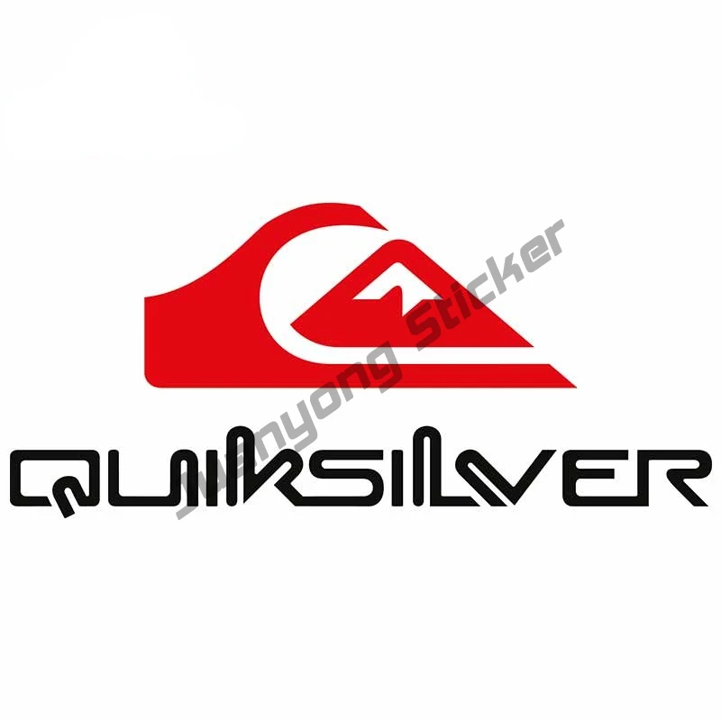 

Виниловая Наклейка Quiksilver с логотипом автомобиля, грузовика, бампера, окна, виниловый материал, аниме, Водонепроницаемый Жидкий автомобиль JDM, строительная деталь, PVC13x6cm