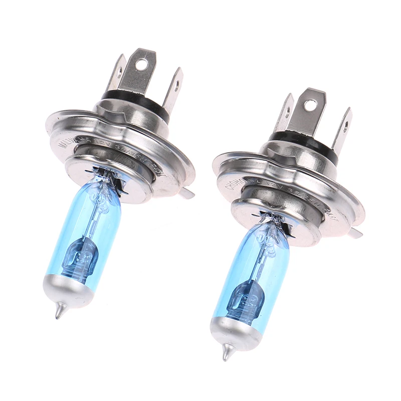 2PCS High Quality Scooter Moped Motorcycle Headlight Bulb H4 P43T 12V 35/35W White Light images - 6