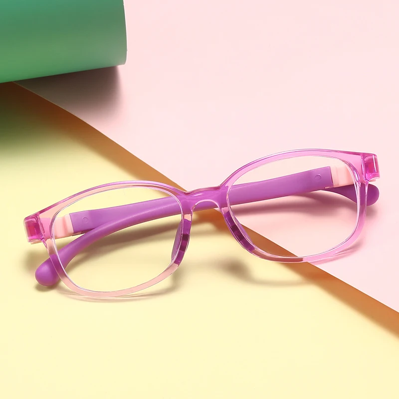

Eye Protection Children Reading Glasses Clear Lens Anti Blue Light Eyeglasses Silicone Tr90 Bluelight Blocking Glasses Oculos