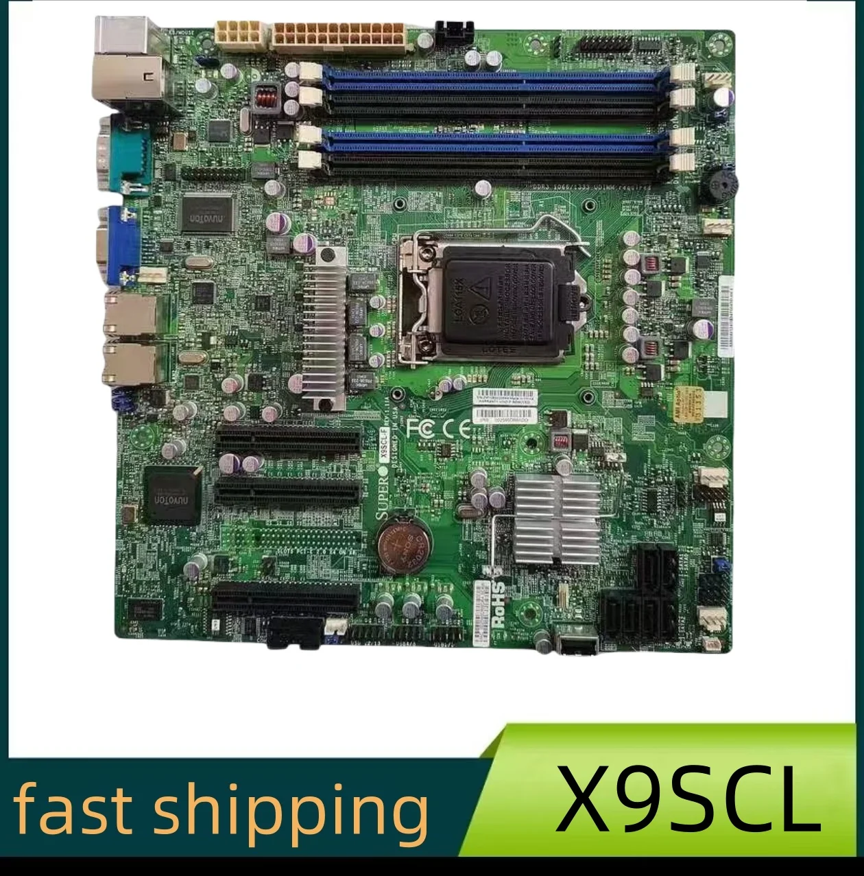 Материнская плата X9SCL для супермикро сервера LGA1155 DDR3 SATA 2 0 PCI-E 3 USB Xeon E3-1200 V1 V2 Series