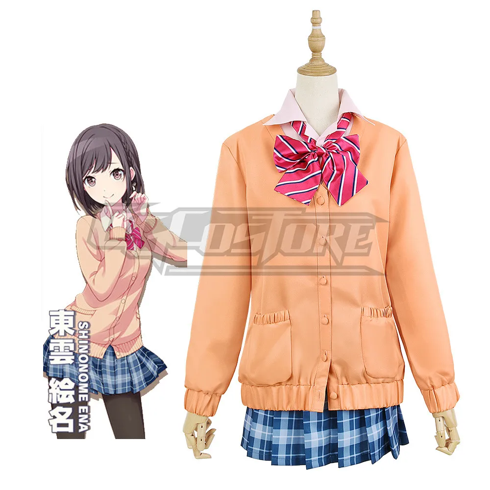 Проект SEKAI ЦВЕТНАЯ СЦЕНА! Shinonome Ena Косплей Костюм Аниме Платья Рождество Хэллоуин