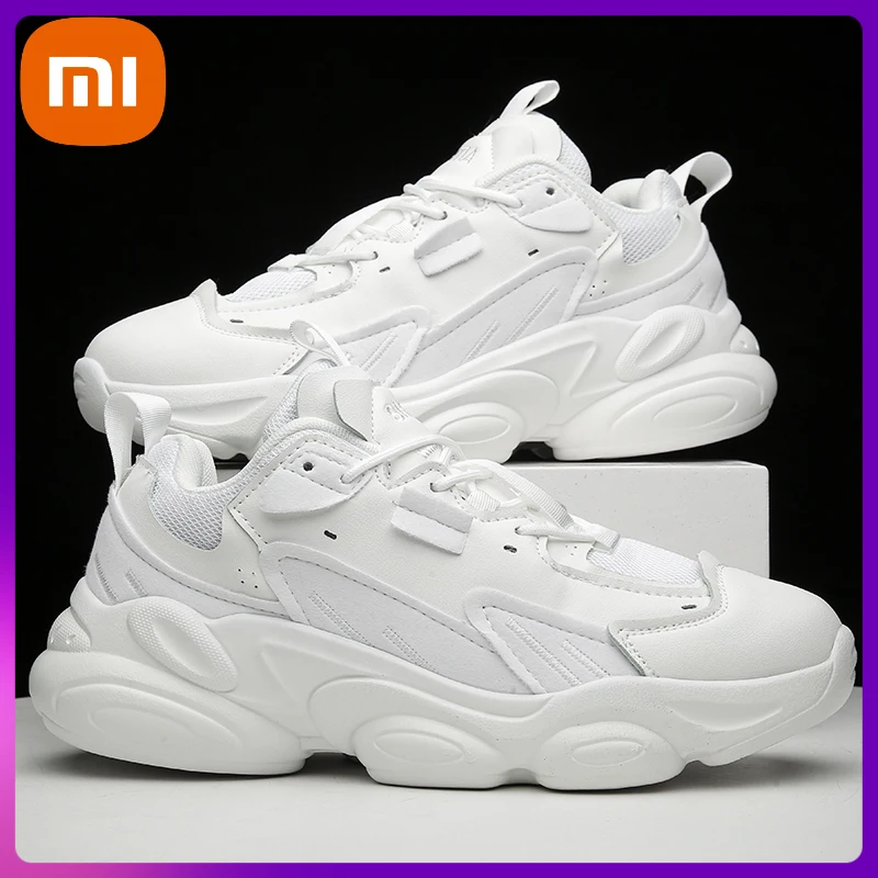 

Xiaomi Platform Sneakers Men Shoes White Casual Running Shoes New Autumn Male Elevator Shoes Thick Sole Zapatillas Hombre