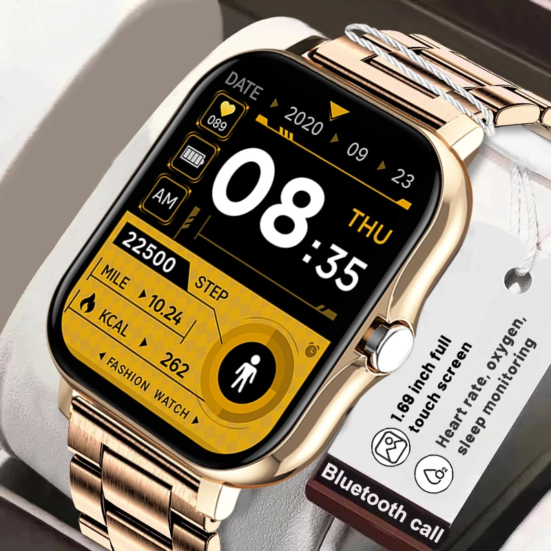 

2022 New Women Smart Watch Men Sports Fitness Tracker Bluetooth Answer Call Smart Clock Ladies Smartwatch For Xiaomi Samsung