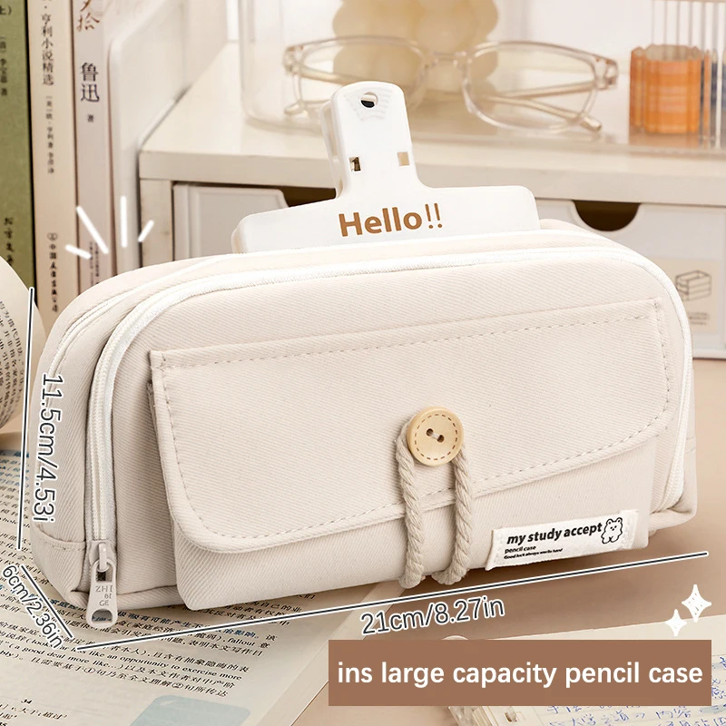 Стилус большой емкости ручной пенал косметичка портативный подарок для офиса
