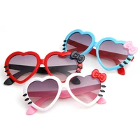 2022 fashion summer cartoon cute heart bow cat sunglasses glasses eyeglasses eyeware for kids girls boys child