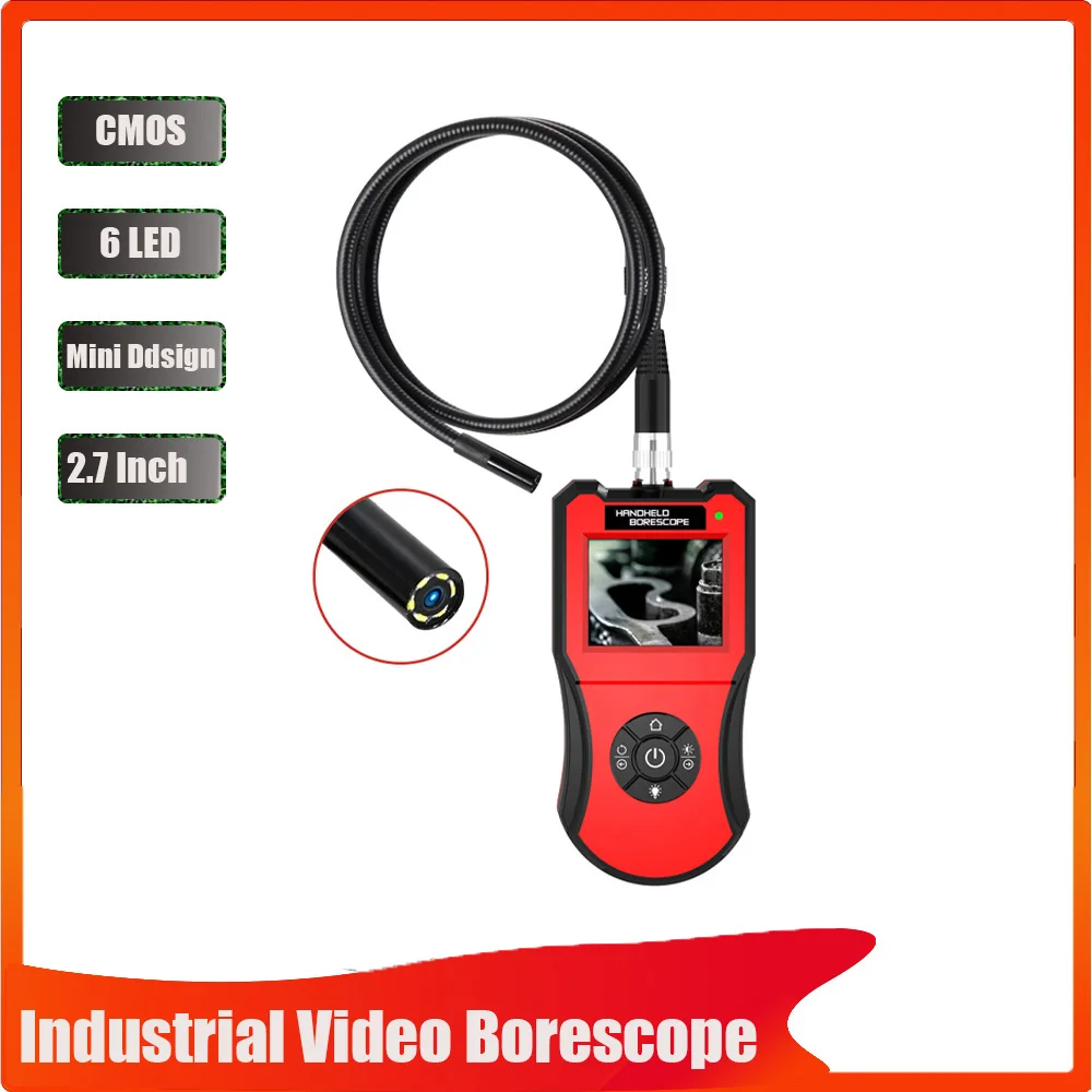 Video Borescope Protable Pipe Probe Handheld Engine Inspect Car Check Sheapable Rigid Hose Waterproof Mini Camera Endoscope