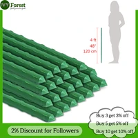 48%e2%80%9d%ef%bc%88120cm%ef%bc%89 length plant stakes gardening pillar plastic coated steel pipe for supporting climbing plants flowers and vegetables