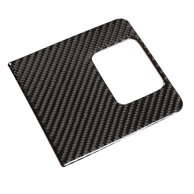 

Car Soft Carbon Fiber Driver Storage Box Panel Cover Trim For Toyota Highlander 2009-2013