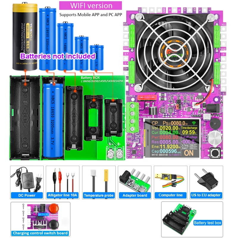 

ATORCH DL24EW 150 Вт Тестер нагрузки аккумулятора