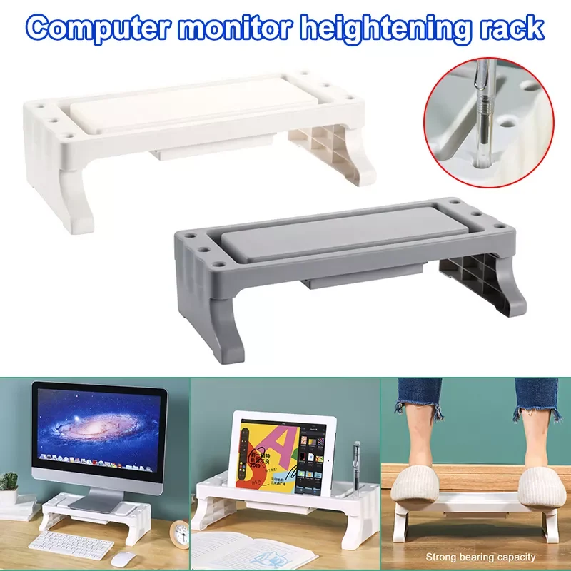 

TV Display Top Storage Rack Holder Computer Monitor Stand Organizer for Home Office Tablet Stands Holder Tablet Accessories