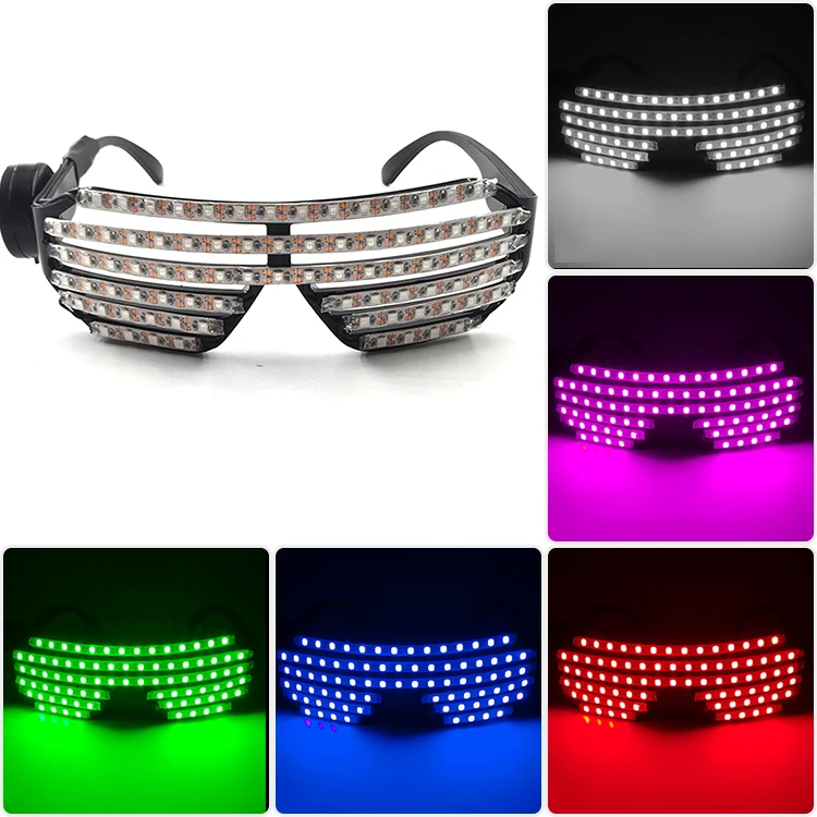 

LED Colorful Luminous Glasses For Music Festival Bar KTV Festival Carnival Party Decoration LED Glasses Stage Performance Props