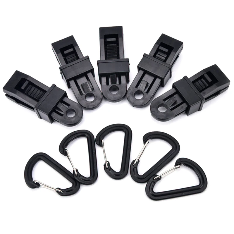 

24 шт. Брезентовая палатка, палатка, навес, пластиковый зажим, кемпинг, искусственная кожа-ручка с застежкой-отлично подходит для навеса, сель...