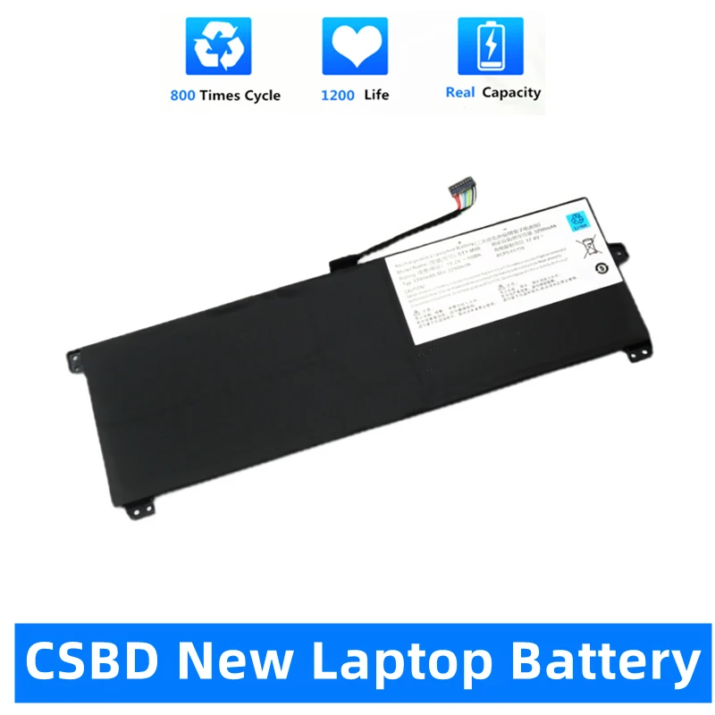 

CSBD New 15.2V 50Wh BTY-M48 Laptop Battery For MSI PS42 PS42-8RB PS42-8RA PS42-8RC For MECHREVO S1 S1-C1 4ICP5/41/119 3390mAh