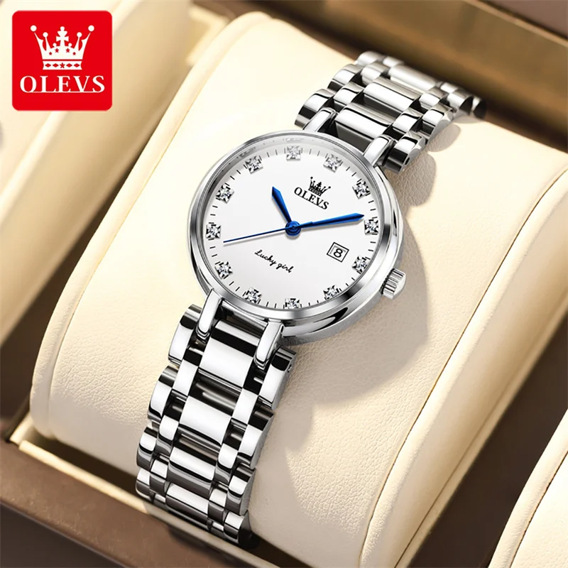 OLEVS Fashion Watches For Women Ladies Luxury Brand Quartz Relogio Feminino Female Montre Reloj Mujer Zegarek Damski 2023