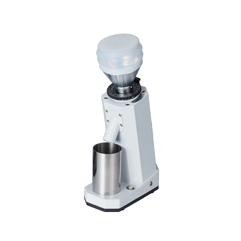 

Electric Coffee Grinder 40MM Titanium Burr Metal Bean Hopper 75g Elegant Samll Coffee Grinder Machine New Arrival 2022