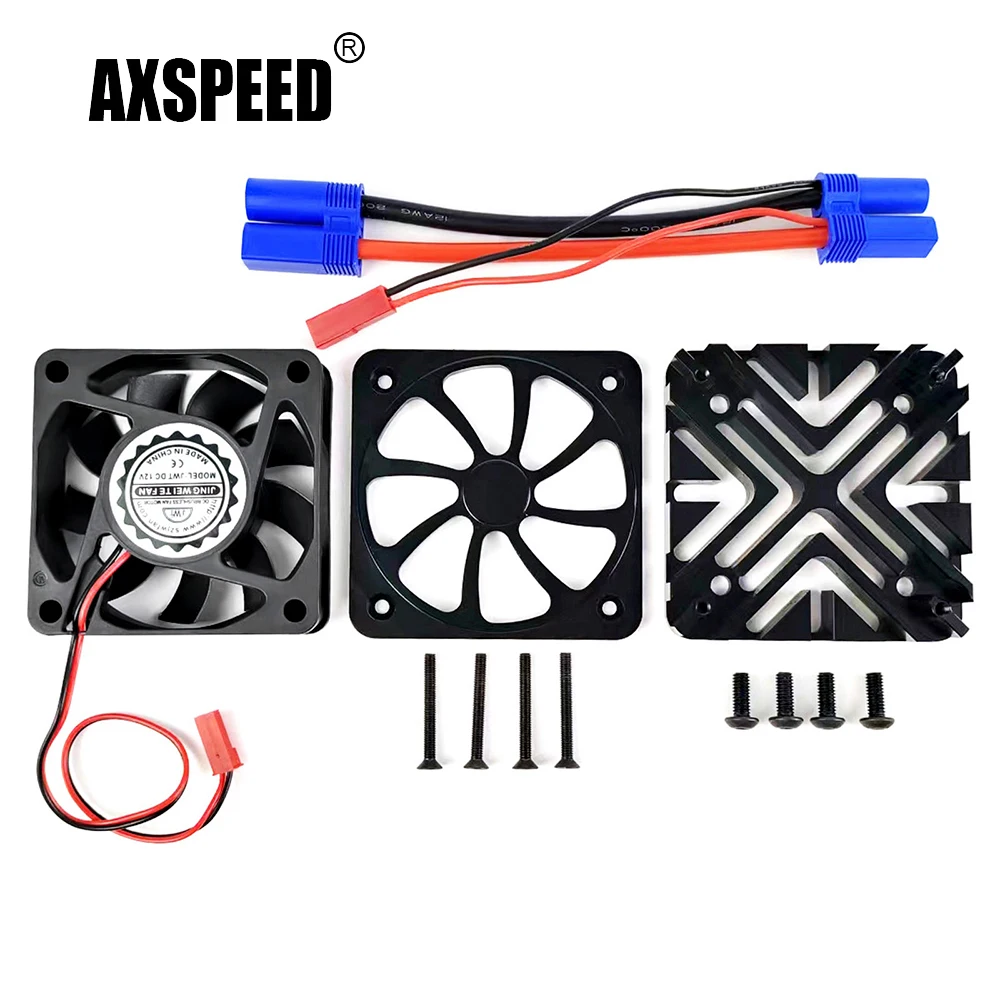 

AXSPEED CNC металлический радиатор, радиатор, охлаждающий вентилятор, комплект для Arrma Kraton 8S BLX 1/5 RC Crawler Car Truck, обновленные детали