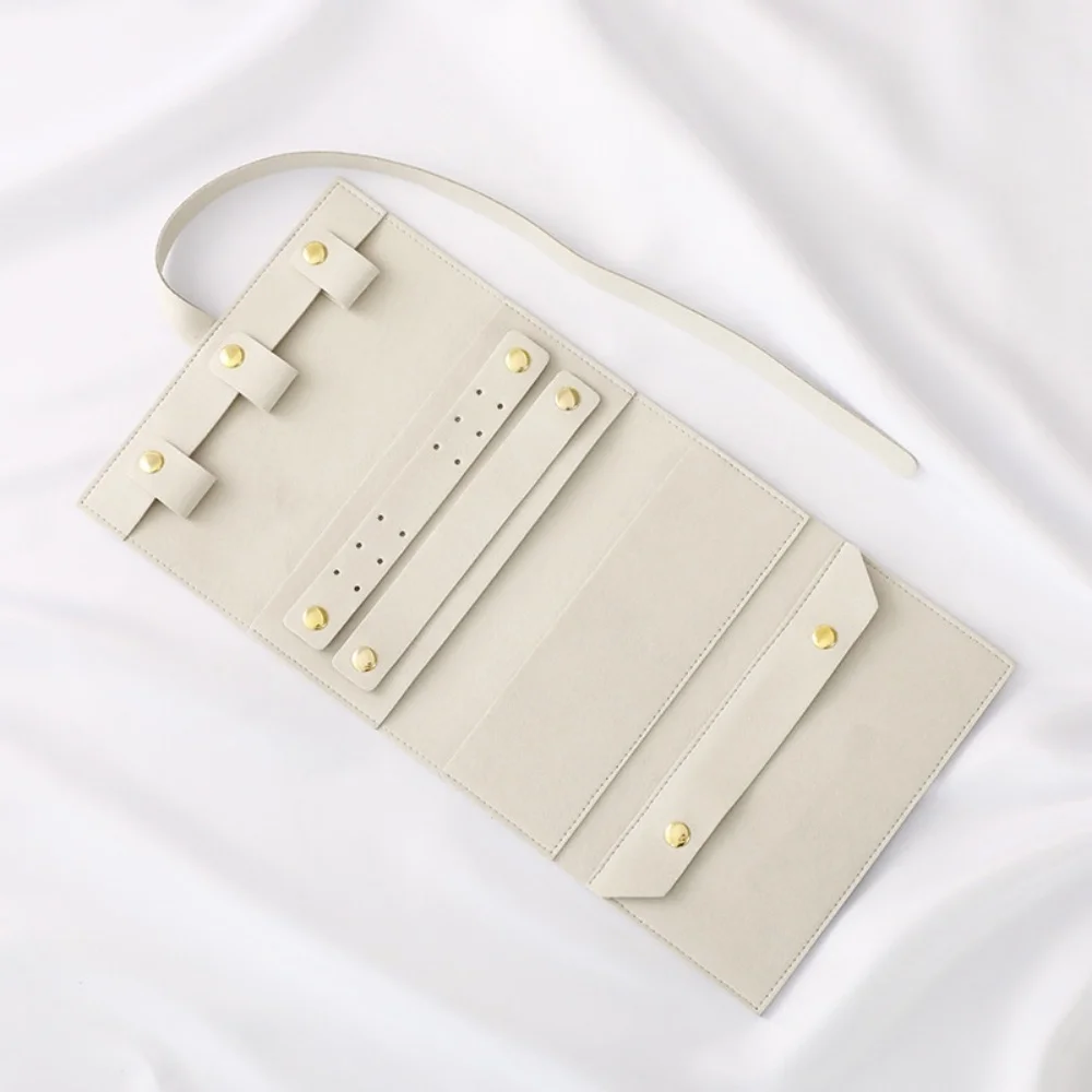 Рулонный футляр для украшений, классический, розовый