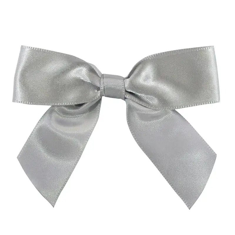 

Бумажные атласные галстуки-бабочки, серебристые, 7/8 дюйма, 100 шт./упаковка