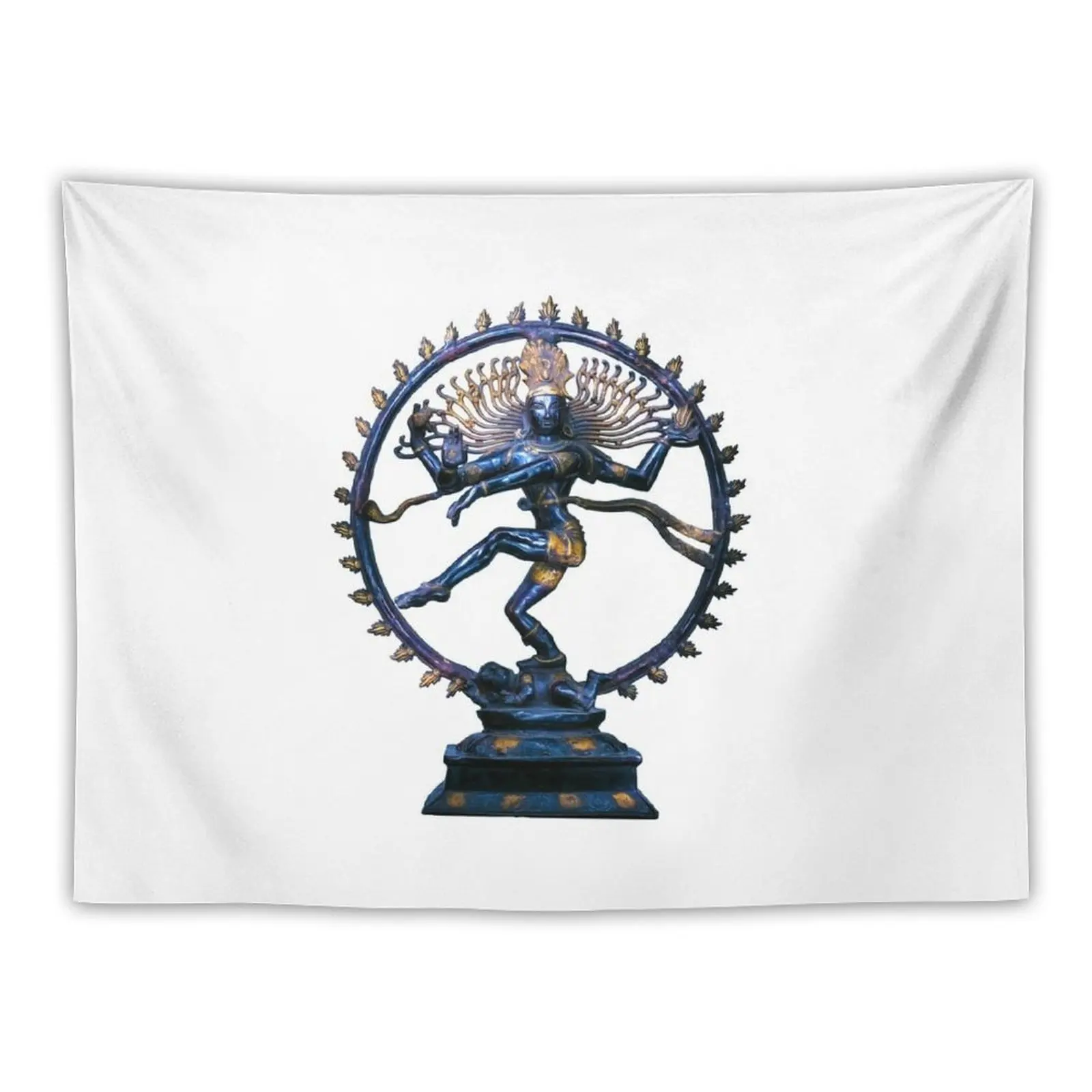 Shiva Nataraj Властелин космических танцев и удалитель невежества гобелен настенный