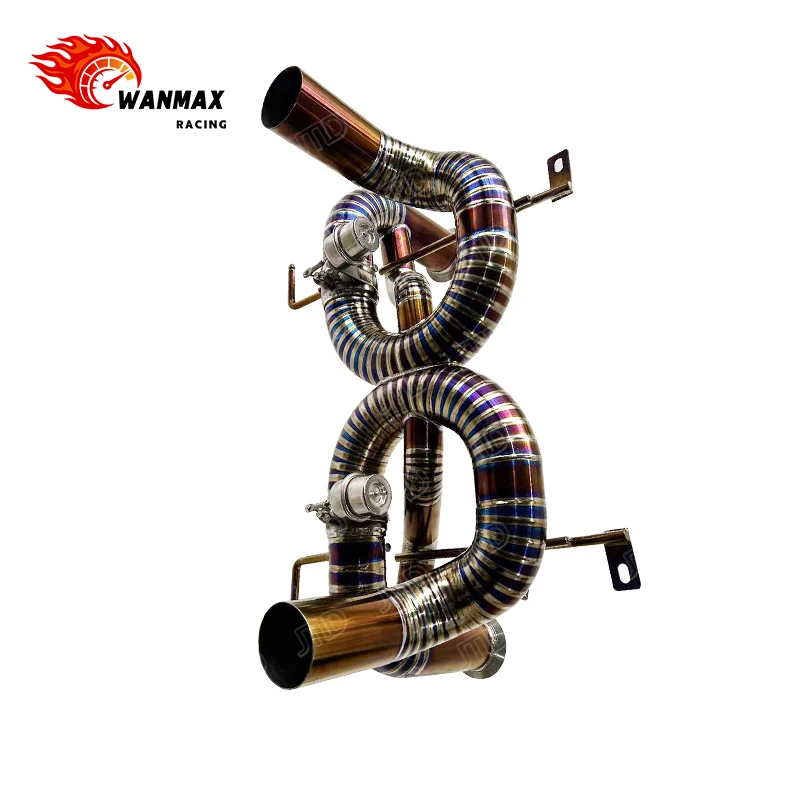 Фото Высокопроизводительная выхлопная система Valvetronic Catback с клапанами для Aventador SVJ LP770 V12 6.5L 2016+ №5