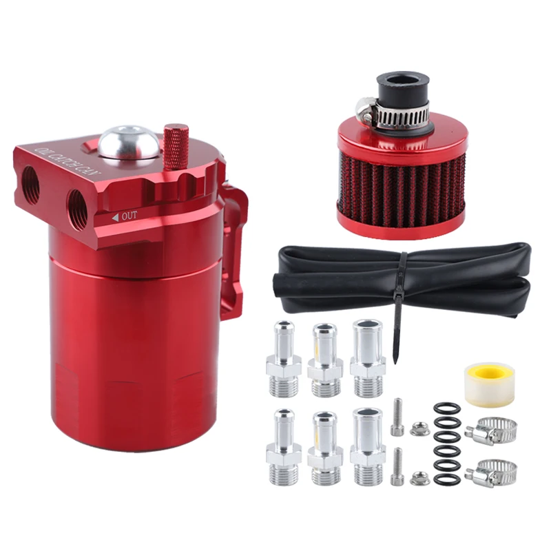 

Универсальный масляный фильтр, резервуар для сапуна + комплект фильтров, цилиндр, алюминий, серебристый, фиолетовый, черный, синий, красный