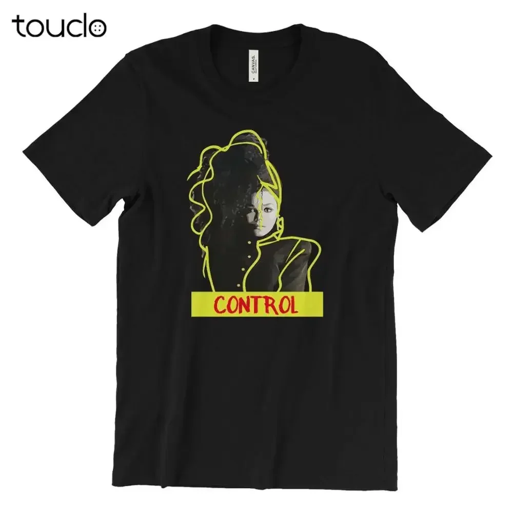 Фото Новая футболка Control Janet Jackson 90'S R&B World Tour Rhythm Nation Escapade, унисекс, размеры S-5XL, XS-5XL, креативный забавный подарок, футболка с индивидуальным дизайном №1