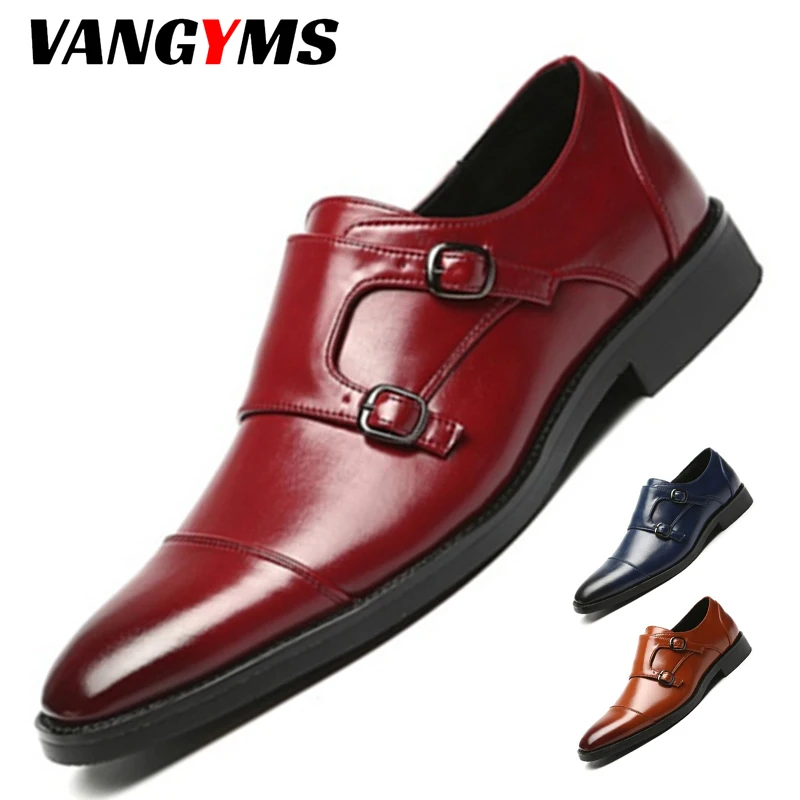 

Men's Leather Shoes Fashion Clothing Shoes Comfortable Business Casual Shoes Mężczyźni Na Co Dzień Buty Formal Wedding Shoes