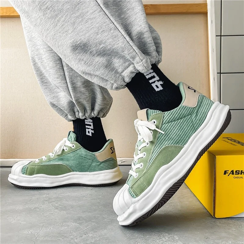 

Dissolving Shoes Men Sneakers Trendy Shoes New Platform Heightened Sports Casual Shoes Men Comfortable Thick Soled Canvas Shoes