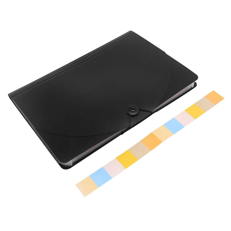 

Папка для файлов с 12 карманами/складной органайзер для файлов формата А4/Портативная папка для файлов гармошкой/многоцветная стойка большо...