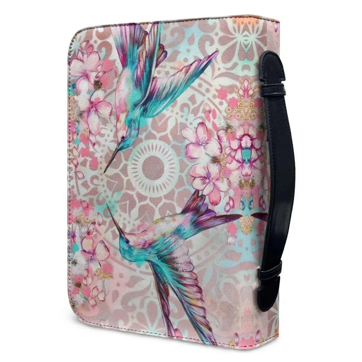 Модные женские сумки для хранения с цветочным принтом Колибри из Библии Кожаная