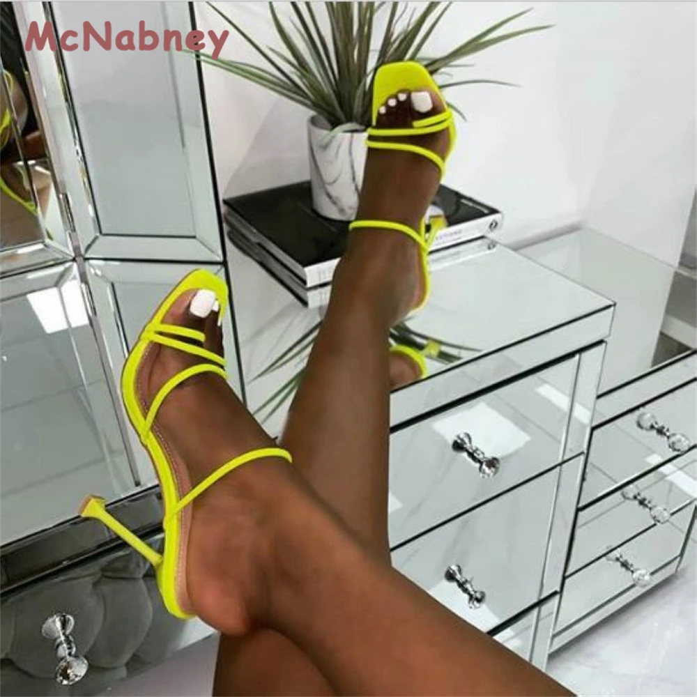 2023 Summer Pumps Sexy Slippers Sandals Shoes Women Thin High Heels Square Toe Sandal Lady Pump Shoes Sexy Flip Flops Heels
