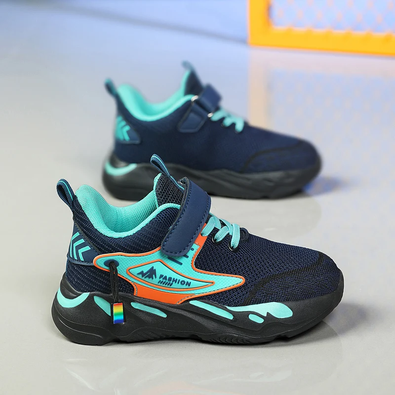 Children's Casual Running Sports Shoes Outdoor Lightweight Breathable Boys Girls Shoes Comfortable Jogging Soft-soled Kids Shoes