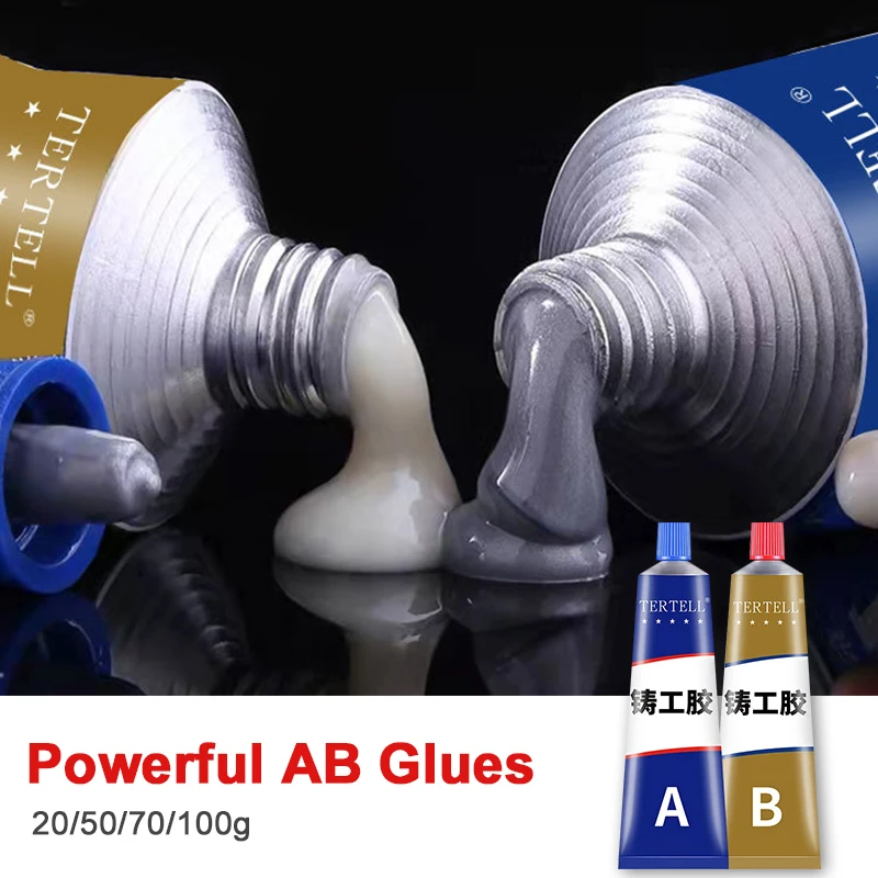 

Magic Repair Glue AB Metal Strength Iron Bonding Heat Resistance Cold Weld Metal Repair Adhesive Agent Caster Glue