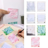 planner decoration stationery accessories message note stickers cherry blossom scenery painting memo pads sticky notes