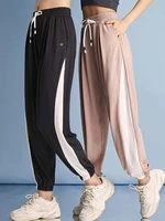 women autumn harem sweatpants 2022 new fashion oversized sports baggy pants breathable joggers patchwork streetwear trousers